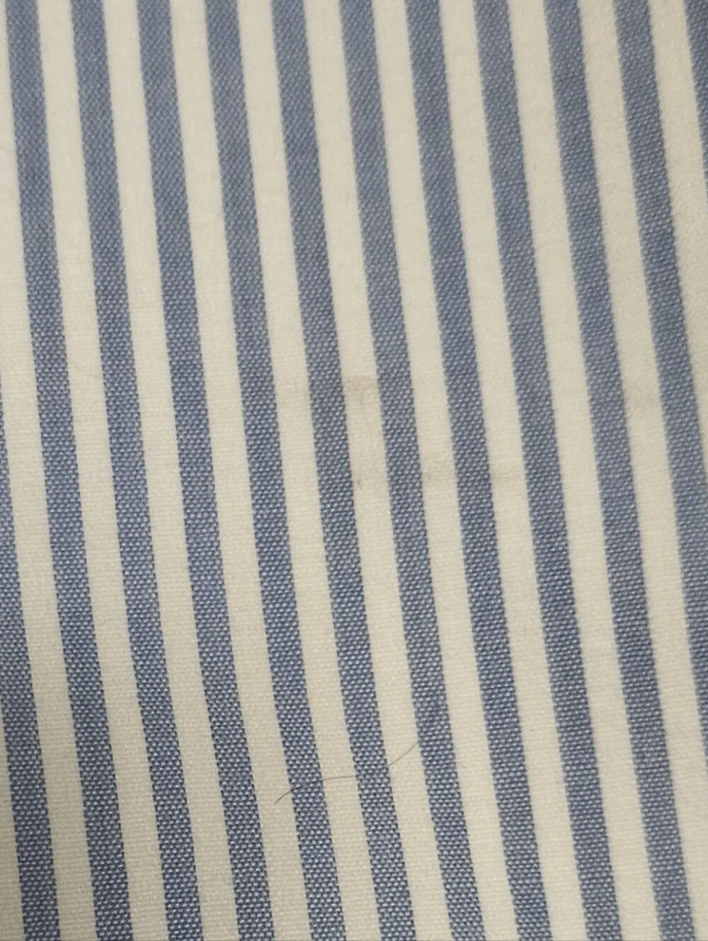 Vintage Baby Jon-Jon Romper White Blue Striped Sailboat Embroidery No Size